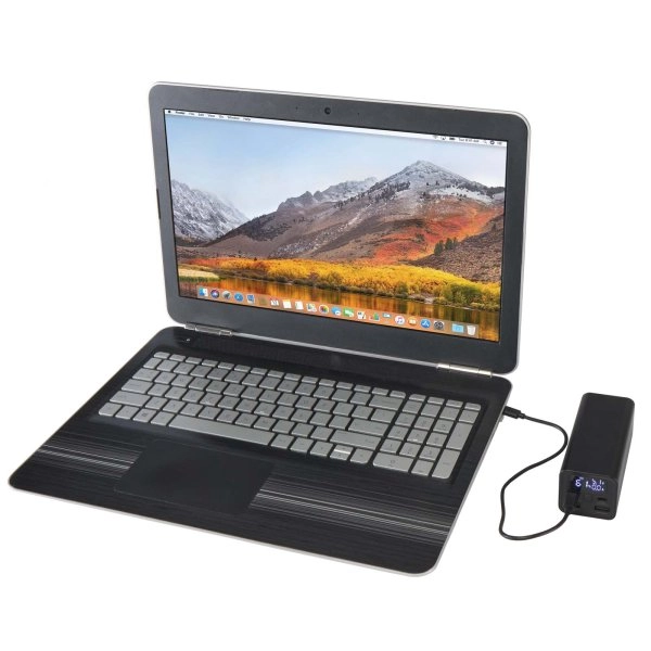 Immagine Power bank in alluminio riciclato certificato RCS da 20.000 mAh e 70 W Acamar
