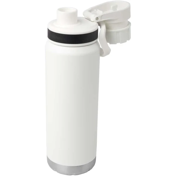 Immagine Borraccia termica in acciaio inossidabile riciclato certificato RCS con isolamento sottovuoto in rame da 700 ml Fortis (adatt