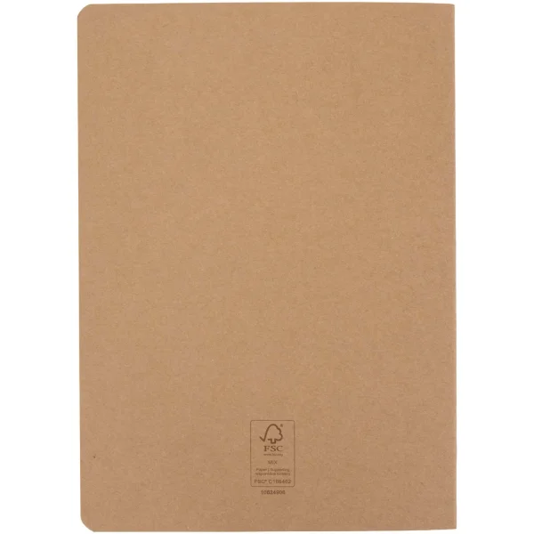 Immagine Blocco note taccuino formato A5 in carta kraft con pagine a righe Slyk