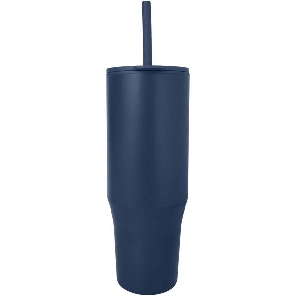 Immagine Bicchiere termico da 900 ml certificato RCS con cannuccia in silicone Brady