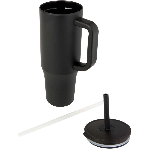 Immagine Bicchiere termico da 900 ml certificato RCS con cannuccia in silicone Brady