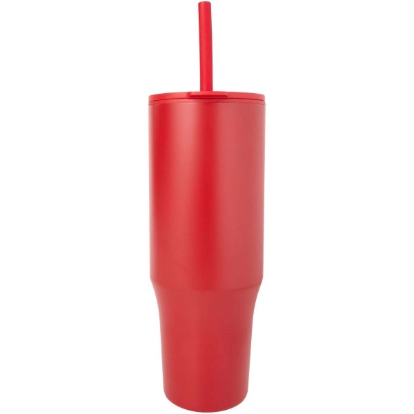 Immagine Bicchiere termico da 900 ml certificato RCS con cannuccia in silicone Brady
