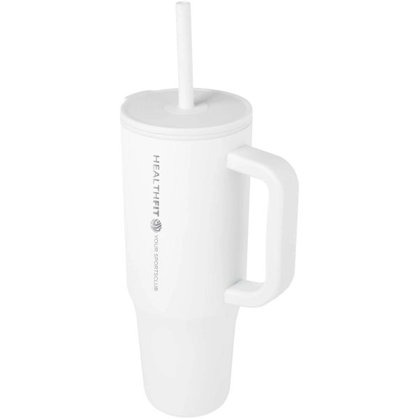 Immagine Bicchiere termico da 900 ml certificato RCS con cannuccia in silicone Brady