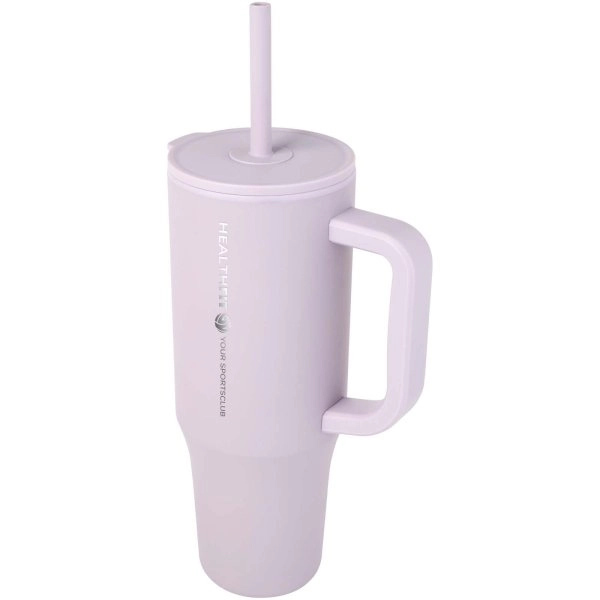 Immagine Bicchiere termico da 900 ml certificato RCS con cannuccia in silicone Brady