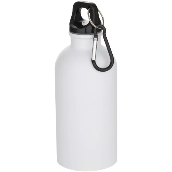 Borraccia da 400 ml in acciaio inossidabile certificato RCS a parete singola con moschettone Oregon
