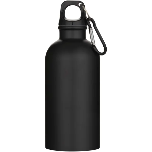 Immagine Borraccia da 400 ml in acciaio inossidabile certificato RCS a parete singola con moschettone Oregon