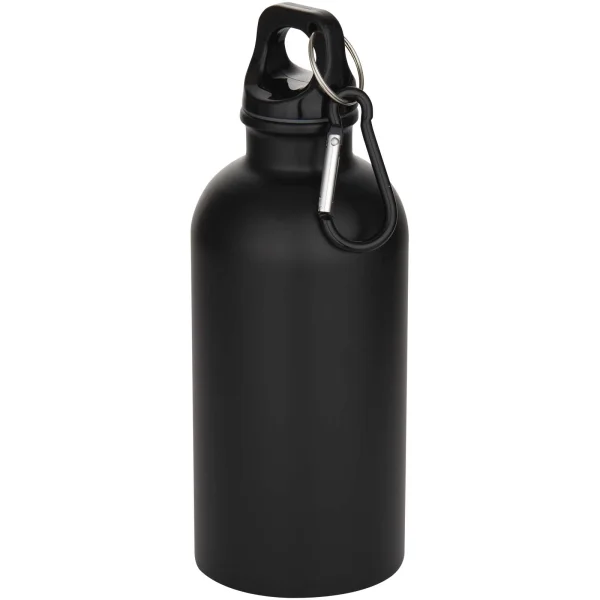 Immagine Borraccia da 400 ml in acciaio inossidabile certificato RCS a parete singola con moschettone Oregon