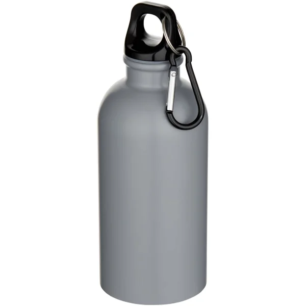Immagine Borraccia da 400 ml in acciaio inossidabile certificato RCS a parete singola con moschettone Oregon