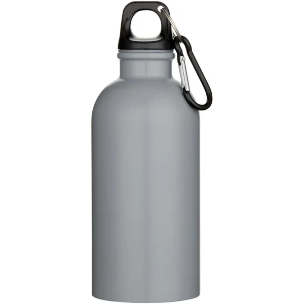 Immagine Borraccia da 400 ml in acciaio inossidabile certificato RCS a parete singola con moschettone Oregon