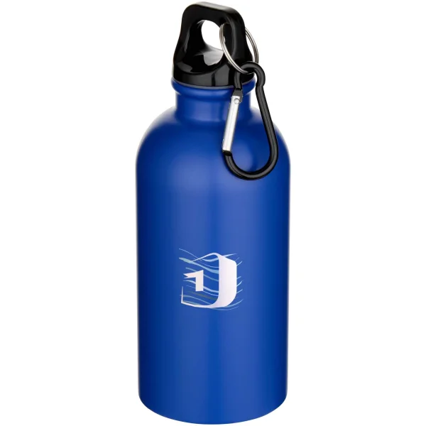 Immagine Borraccia da 400 ml in acciaio inossidabile certificato RCS a parete singola con moschettone Oregon