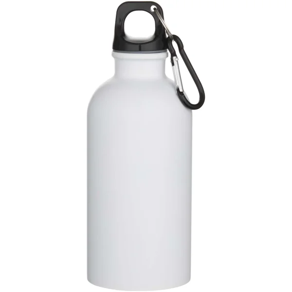 Immagine Borraccia da 400 ml in acciaio inossidabile certificato RCS a parete singola con moschettone Oregon