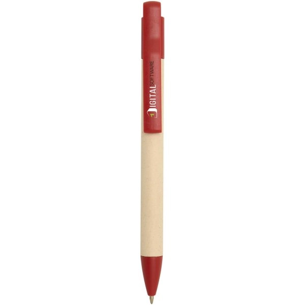 Immagine Penna a sfera in carta a base di canna da zucchero (inchiostro blu) Liliana