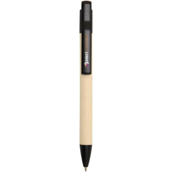 Immagine Penna a sfera in carta a base di canna da zucchero (inchiostro blu) Liliana