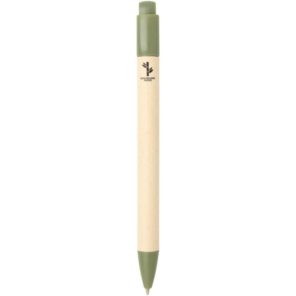 Immagine Penna a sfera in carta a base di canna da zucchero (inchiostro blu) Liliana