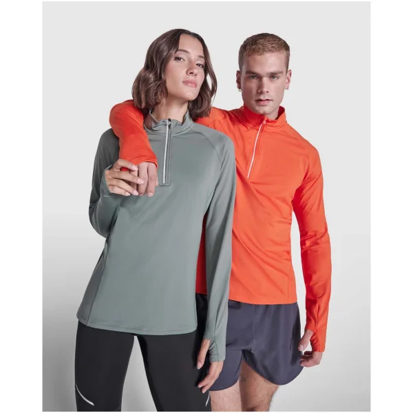 Immagine Felpa a maniche lunghe con mezza zip per donna da 200 g/m² Estambul