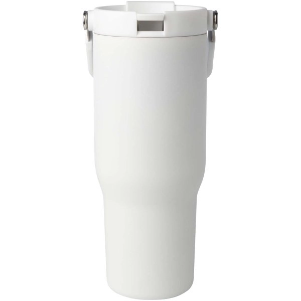 Immagine Bicchiere termico da 900 ml in acciaio inossidabile riciclato certificato RCS con sottovuoto in rame e coperchio a doppia fun