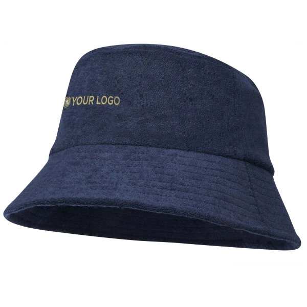 Immagine Cappello parasole in spugna riciclata certificata GRS da 230 g/m² Melo