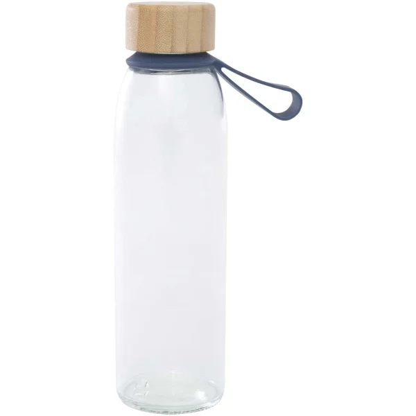 Immagine Borraccia in vetro da 500 ml con manico in silicone e coperchio in bambù Porto 