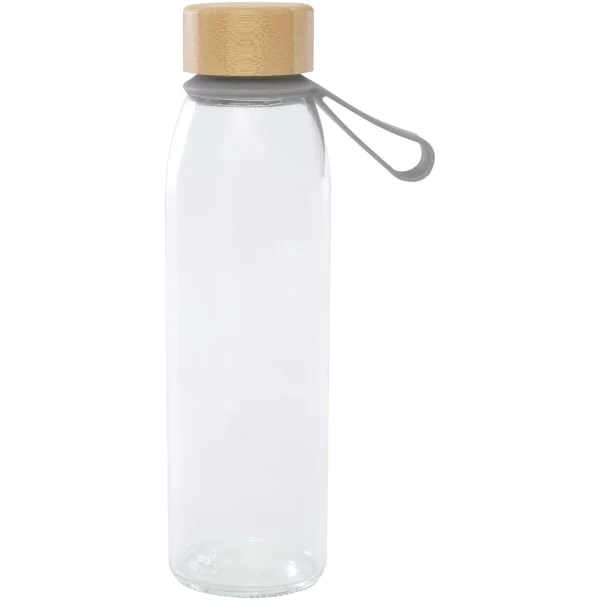 Immagine Borraccia in vetro da 500 ml con manico in silicone e coperchio in bambù Porto 