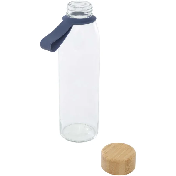 Immagine Borraccia in vetro da 500 ml con manico in silicone e coperchio in bambù Porto 
