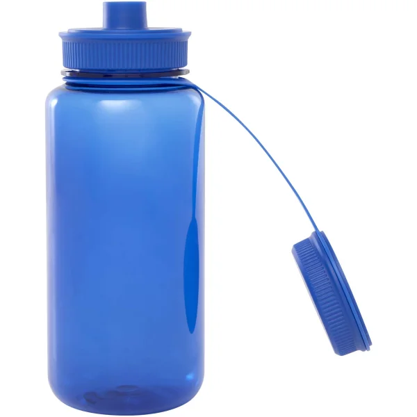 Immagine Borraccia sportiva da 900 ml in PET riciclato certificato RCS con coperchio multifunzione Ryder 