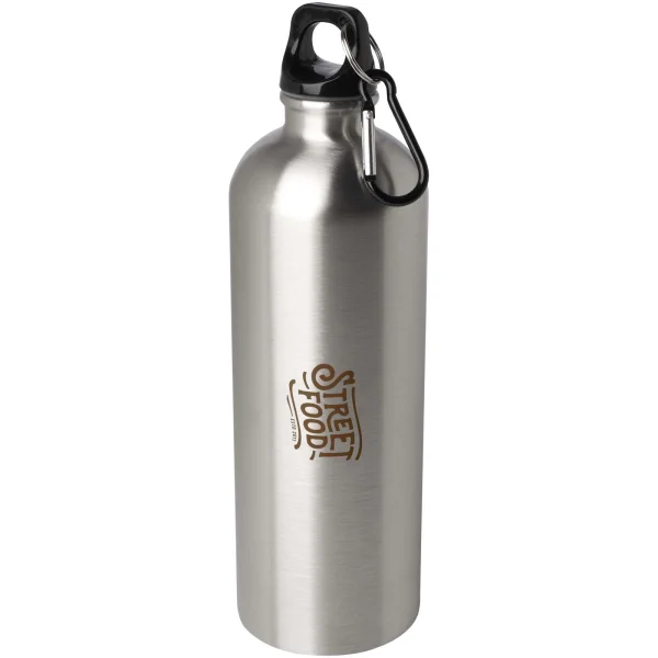 Immagine Borraccia da 750 ml in acciaio inossidabile certificato RCS a parete singola con moschettone Oregon