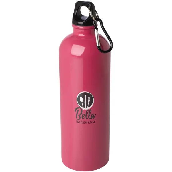 Immagine Borraccia da 750 ml in acciaio inossidabile certificato RCS a parete singola con moschettone Oregon