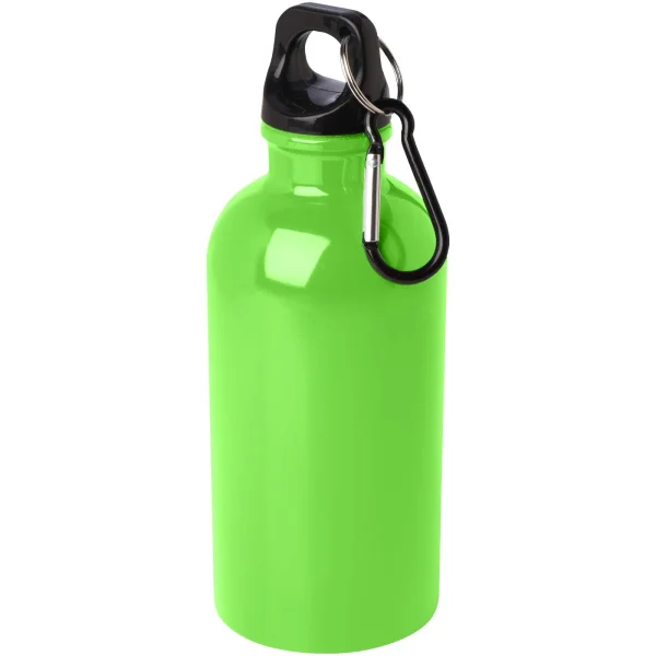 Immagine Borraccia da 400 ml in acciaio inossidabile certificato RCS a parete singola con moschettone Oregon