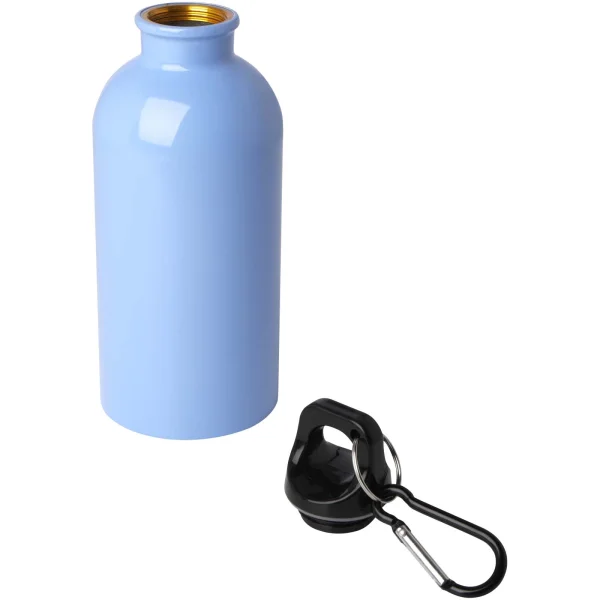 Immagine Borraccia da 400 ml in acciaio inossidabile certificato RCS a parete singola con moschettone Oregon