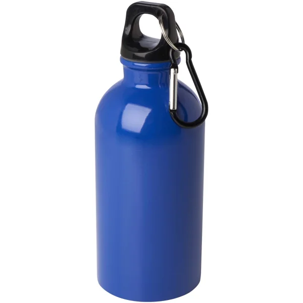 Immagine Borraccia da 400 ml in acciaio inossidabile certificato RCS a parete singola con moschettone Oregon