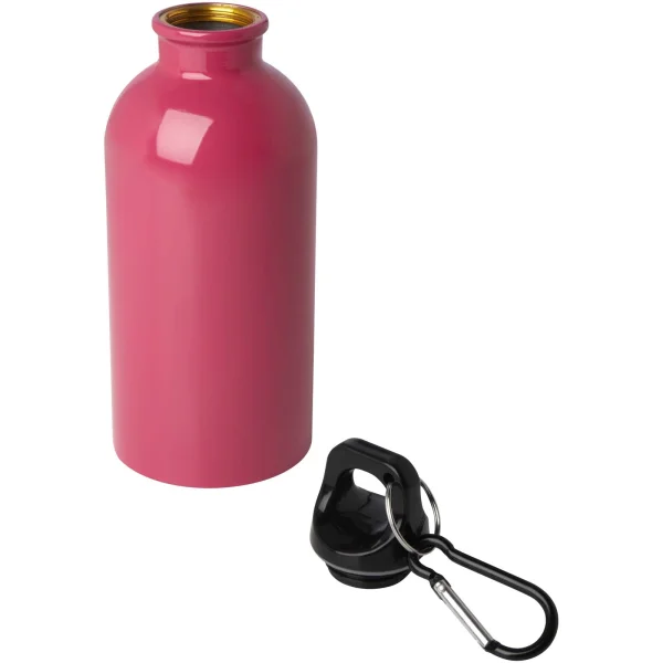 Immagine Borraccia da 400 ml in acciaio inossidabile certificato RCS a parete singola con moschettone Oregon