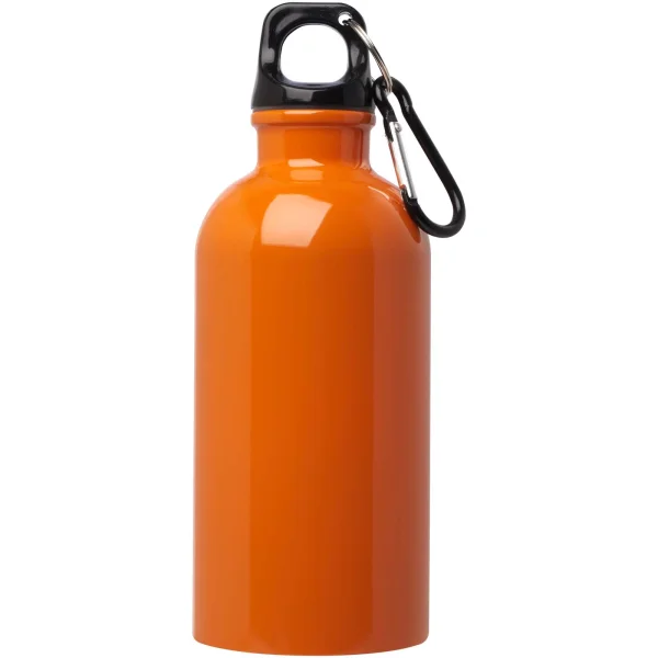 Immagine Borraccia da 400 ml in acciaio inossidabile certificato RCS a parete singola con moschettone Oregon