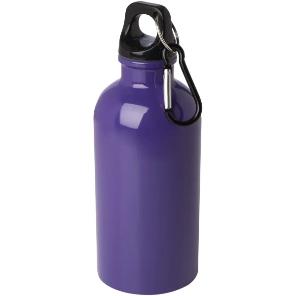 Immagine Borraccia da 400 ml in acciaio inossidabile certificato RCS a parete singola con moschettone Oregon
