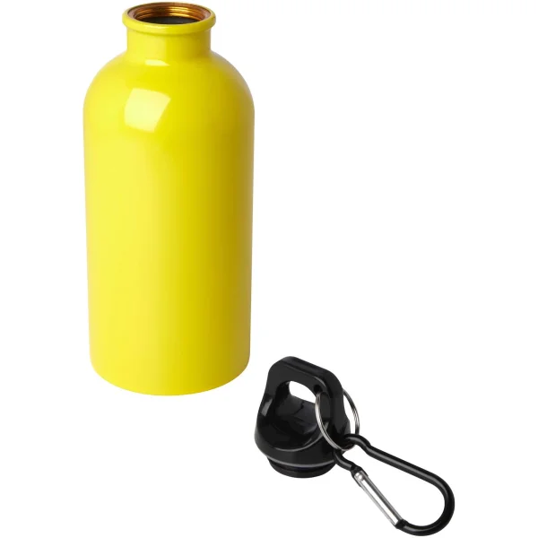 Immagine Borraccia da 400 ml in acciaio inossidabile certificato RCS a parete singola con moschettone Oregon