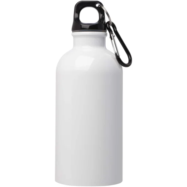 Immagine Borraccia da 400 ml in acciaio inossidabile certificato RCS a parete singola con moschettone Oregon