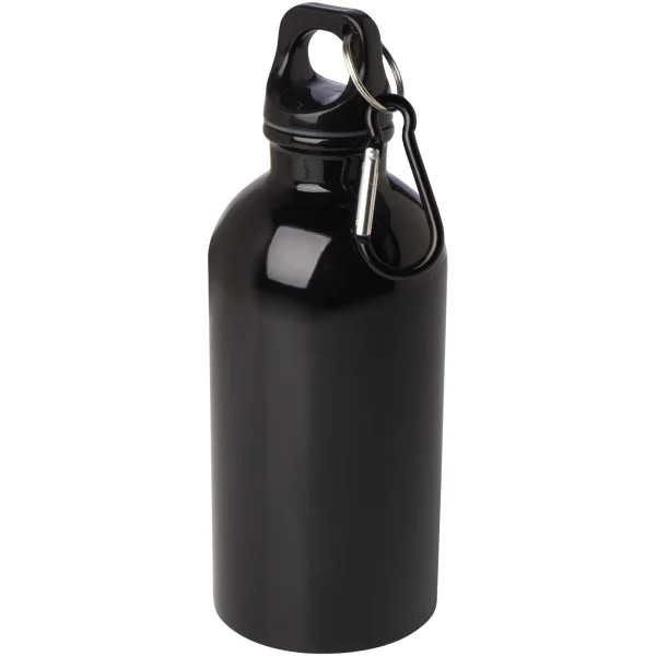 Immagine Borraccia da 400 ml in acciaio inossidabile certificato RCS a parete singola con moschettone Oregon