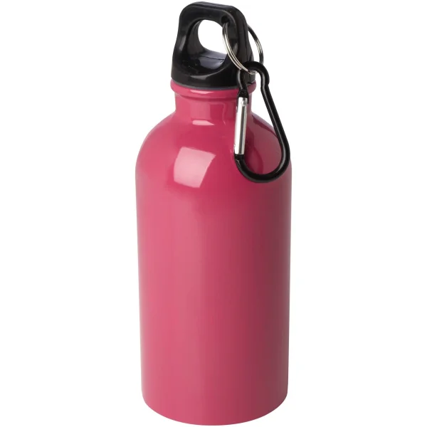 Immagine Borraccia da 400 ml in acciaio inossidabile certificato RCS a parete singola con moschettone Oregon