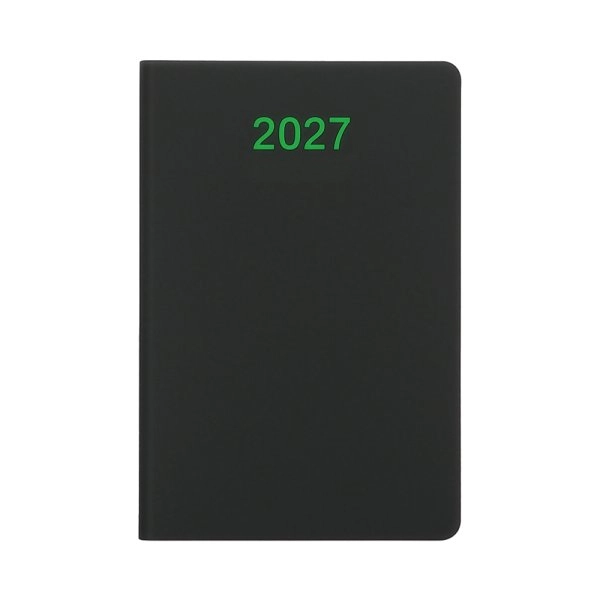 Immagine Agenda giornaliera 2027. Copertina flessibile in soft PU e bordo pagine colorato