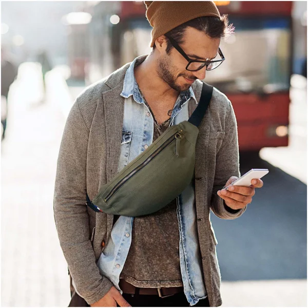 Immagine Marsupio in cotone Citizen Green Margote