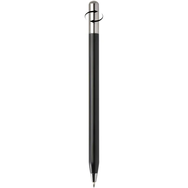 Immagine Penna a sfera a rotazione in alluminio riciclato SMART (inchiostro nero)