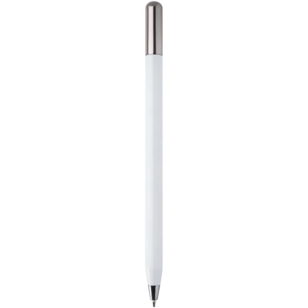 Penna a sfera a rotazione in alluminio riciclato SMART (inchiostro nero)