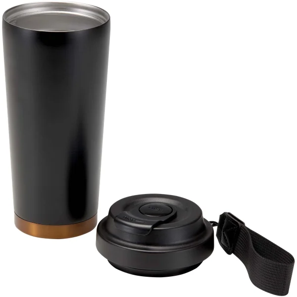 Immagine Bicchiere termico da 480 ml in acciaio inossidabile riciclato RCS a doppia parete Hampton