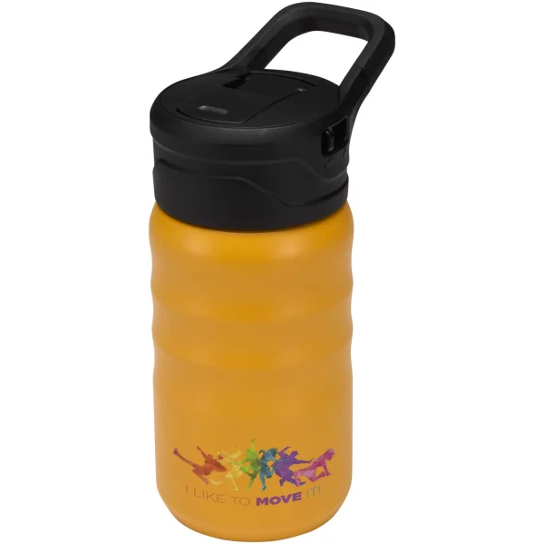 Immagine Borraccia sportiva in acciaio inossidabile a doppia parete riciclato RCS con cannuccia ribaltabile d 350 ml Knox