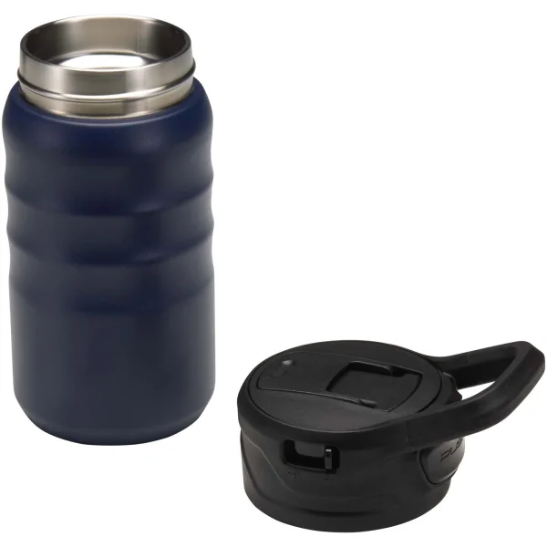 Immagine Borraccia sportiva in acciaio inossidabile a doppia parete riciclato RCS con cannuccia ribaltabile d 350 ml Knox