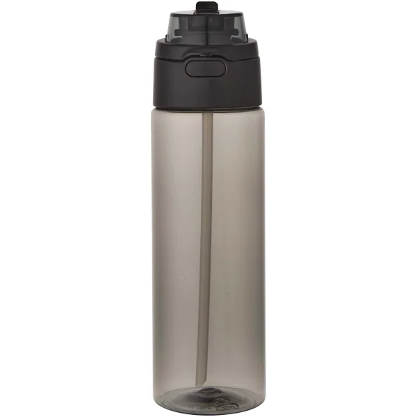 Immagine Borraccia in plastica riciclata RCS con tappo a doppia funzione e cannuccia a scatto da 700 ml Theron