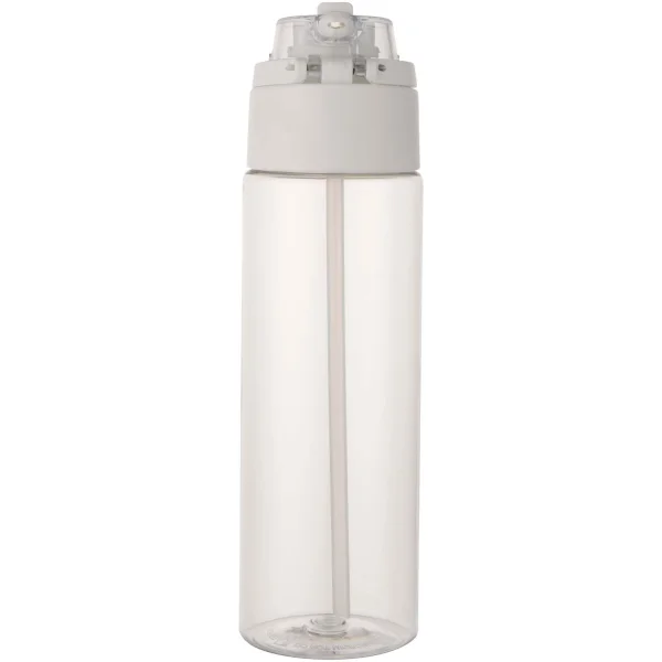 Immagine Borraccia in plastica riciclata RCS con tappo a doppia funzione e cannuccia a scatto da 700 ml Theron
