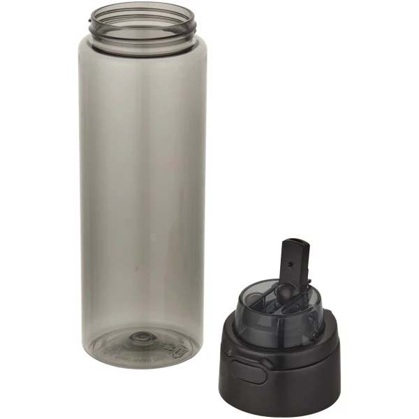 Immagine Borraccia in plastica riciclata RCS con tappo a doppia funzione e cannuccia a scatto da 700 ml Theron