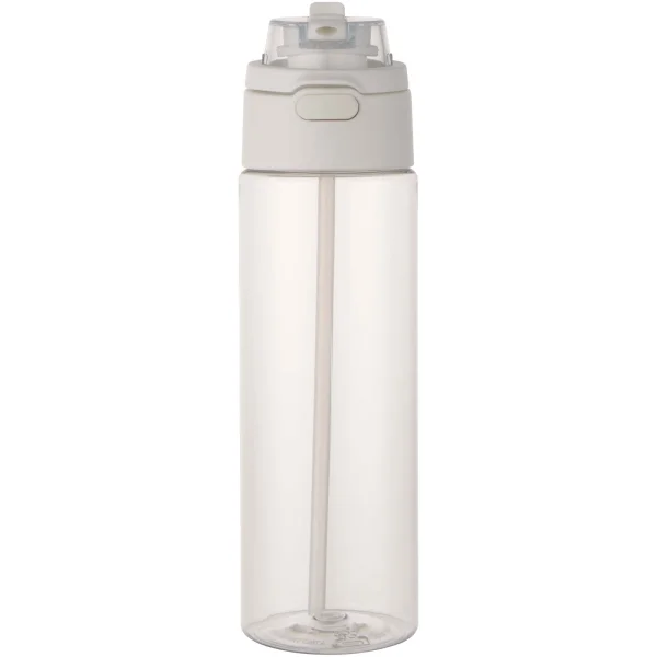 Immagine Borraccia in plastica riciclata RCS con tappo a doppia funzione e cannuccia a scatto da 700 ml Theron