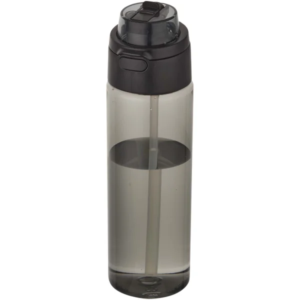 Immagine Borraccia in plastica riciclata RCS con tappo a doppia funzione e cannuccia a scatto da 700 ml Theron
