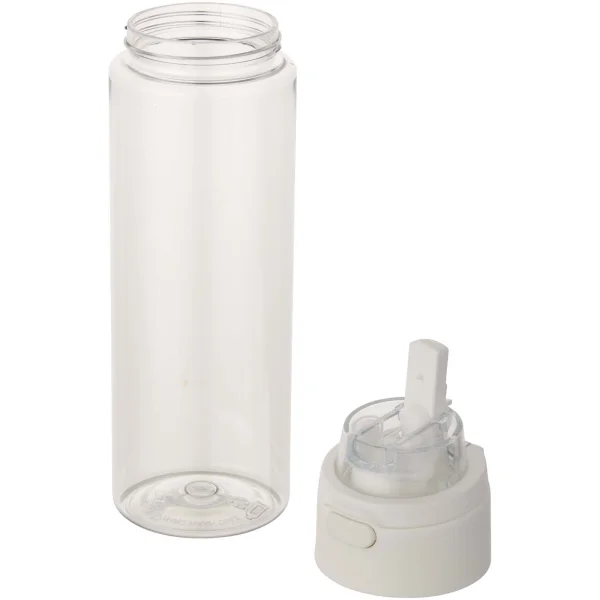 Immagine Borraccia in plastica riciclata RCS con tappo a doppia funzione e cannuccia a scatto da 700 ml Theron